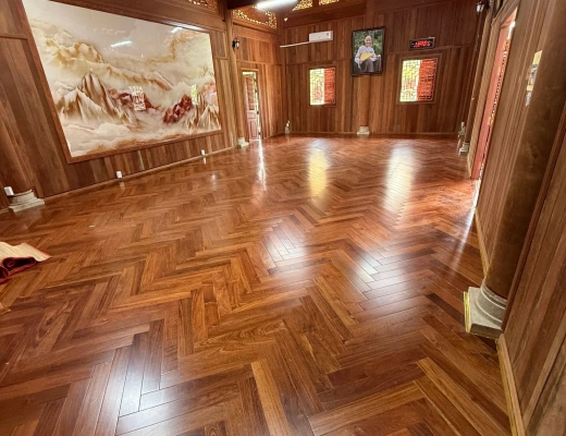 DỰ ÁN SÀN GỖ CĂM XE TẠI TÂY NINH